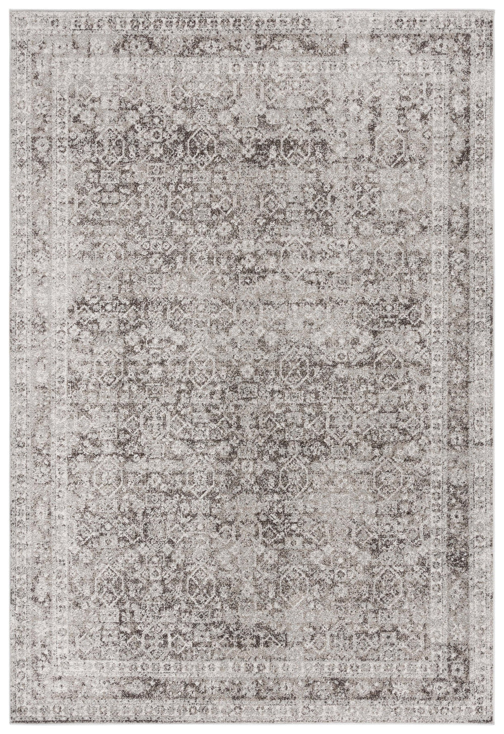 Safavieh Vintage Turkish Area Rug - Traditional Elegance In Grey And Rust For Timeless Home Decor Delight Grey ,Charcoal Polypropylene Vta202g-4