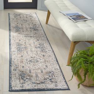 Safavieh Vintage Traditional Area Rug In Elegant Grey And Blue - Luxurious Turkish Craftsmanship For Your Home Grey ,Blue Polypropylene Vta204g-4