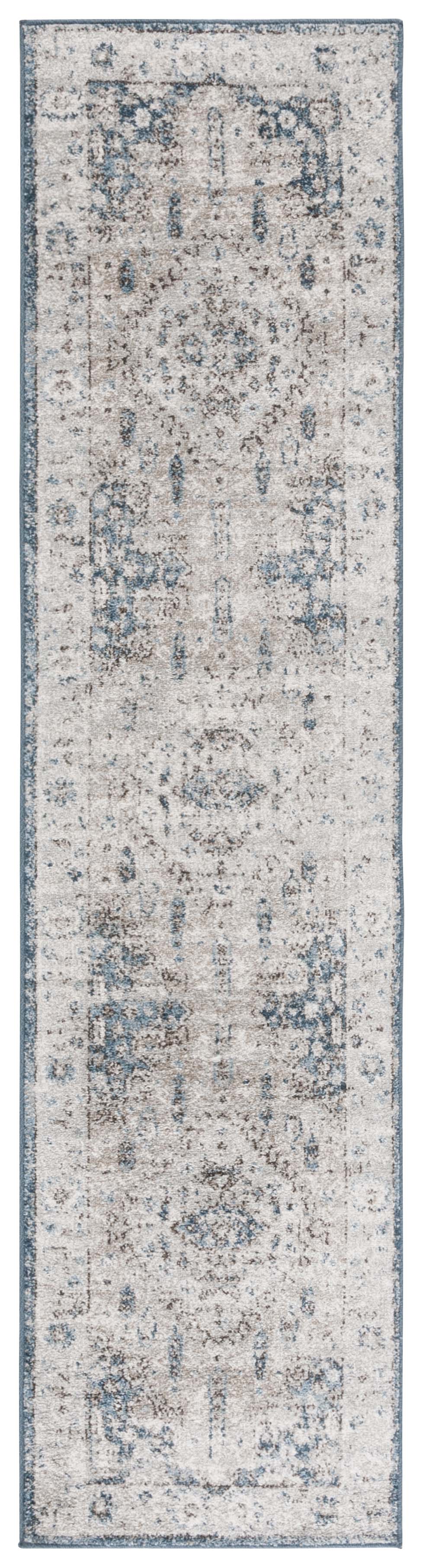 Safavieh Vintage Traditional Area Rug In Elegant Grey And Blue - Luxurious Turkish Craftsmanship For Your Home Grey ,Blue Polypropylene Vta204g-4