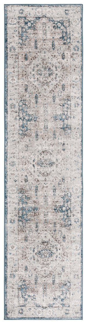 Safavieh Vintage Traditional Area Rug In Elegant Grey And Blue - Luxurious Turkish Craftsmanship For Your Home Grey ,Blue Polypropylene Vta204g-4