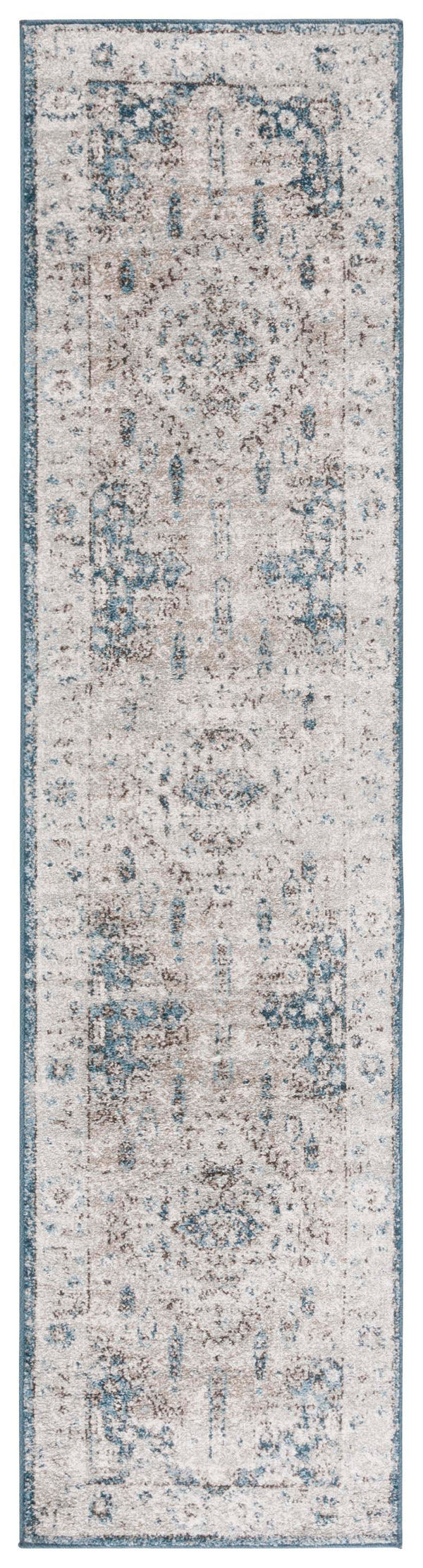 Safavieh Vintage Traditional Area Rug In Elegant Grey And Blue - Luxurious Turkish Craftsmanship For Your Home Grey ,Blue Polypropylene Vta204g-4