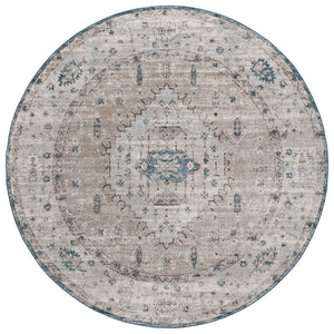 Safavieh Vintage Traditional Area Rug In Elegant Grey And Blue - Luxurious Turkish Craftsmanship For Your Home Grey ,Blue Polypropylene Vta204g-4