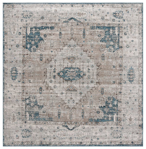 Safavieh Vintage Traditional Area Rug In Elegant Grey And Blue - Luxurious Turkish Craftsmanship For Your Home Grey ,Blue Polypropylene Vta204g-4