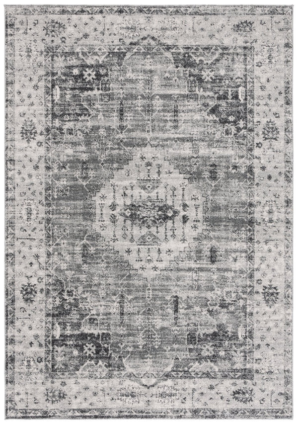 Safavieh Vintage Traditional Area Rug In Elegant Grey And Blue - Luxurious Turkish Craftsmanship For Your Home Grey ,Charcoal Polypropylene Vta204h-5