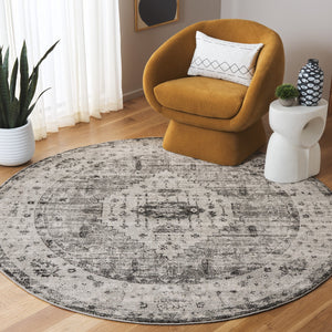 Safavieh Vintage Traditional Area Rug In Elegant Grey And Blue - Luxurious Turkish Craftsmanship For Your Home Grey ,Charcoal Polypropylene Vta204h-5