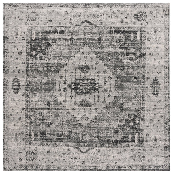 Safavieh Vintage Traditional Area Rug In Elegant Grey And Blue - Luxurious Turkish Craftsmanship For Your Home Grey ,Charcoal Polypropylene Vta204h-5