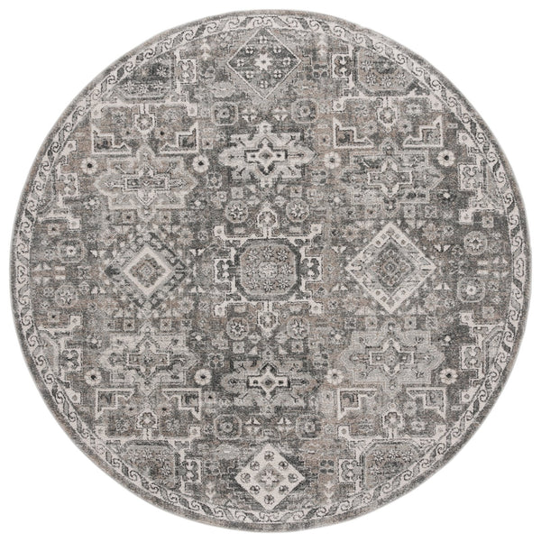 Safavieh Vintage Area Rug - Timeless Elegance With Grey And Beige Tones - Durable Turkish Craftsmanship Grey ,Beige Polypropylene Vta206f-4