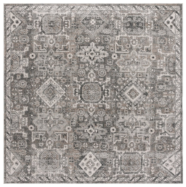 Safavieh Vintage Area Rug - Timeless Elegance With Grey And Beige Tones - Durable Turkish Craftsmanship Grey ,Beige Polypropylene Vta206f-4