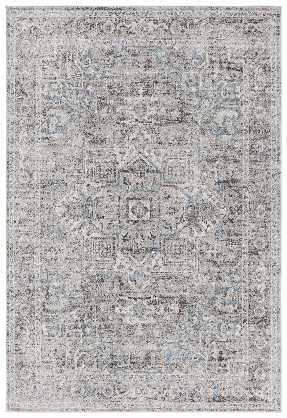 Safavieh Vintage Area Rug - Timeless Elegance In Grey And Blue - Perfect For Enhancing Any Home Decor Style Grey ,Blue Polypropylene Vta208f-9