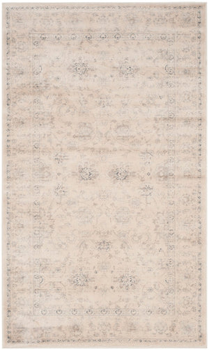 Safavieh Vintage Elegant Area Rug With Traditional Floral Design, Durable Power-loomed Construction, Made In Turkey Creme Polypropylene Pile Vtg430c-35