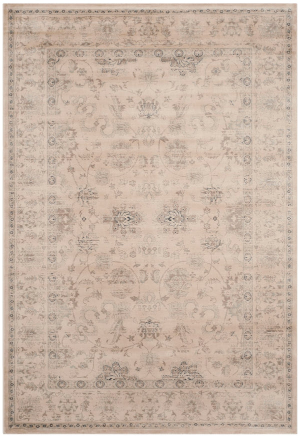 Safavieh Vintage Elegant Area Rug With Traditional Floral Design, Durable Power-loomed Construction, Made In Turkey Creme Polypropylene Pile Vtg430c-35