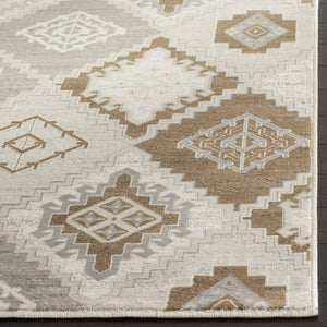 Safavieh Vintage 577m Cream Camel Area Rug - Turkish Power-loomed, Cozy Geometric Design, 5'1" X 7'7" Cream ,Camel Polypropylene Vtg577m-5