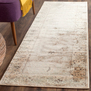 Safavieh Vintage Area Rug - Exquisite Turkish Craftsmanship With Timeless Elegance For Your Living Space Light Grey ,Ivory Polypropylene Pile Vtgb433d-3