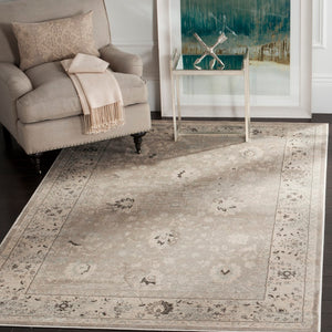 Safavieh Vintage Area Rug - Exquisite Turkish Craftsmanship With Timeless Elegance For Your Living Space Light Grey ,Ivory Polypropylene Pile Vtgb433d-3