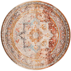 Safavieh Vintage Persian 438 Flat Weave Transitional Rug IIX Cream / Multi VTP438A-5R