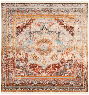 Safavieh Vintage Persian 438 Flat Weave Transitional Rug IIX Cream / Multi VTP438A-5SQ
