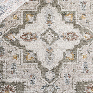 Safavieh Vintage Rosewood Runner Rug - Elegant Turkish Design For Hallways, Soft Polyester Comfort & Style Green ,Ivory Polyester Pile Vtr500y-9