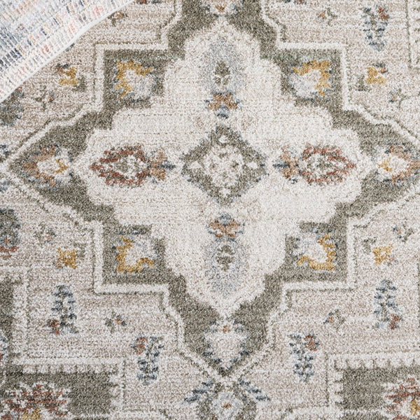 Safavieh Vintage Rosewood Runner Rug - Elegant Turkish Design For Hallways, Soft Polyester Comfort & Style Green ,Ivory Polyester Pile Vtr500y-9