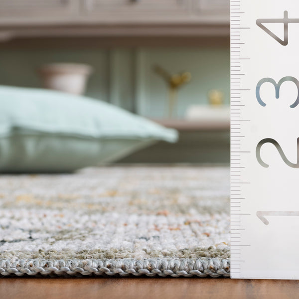 Safavieh Vintage Elegant Transitional Area Rug In Ivory And Grey With Rust Accents For Stylish Decor Green ,Ivory Rust Polyester Pile Vtr502y-5