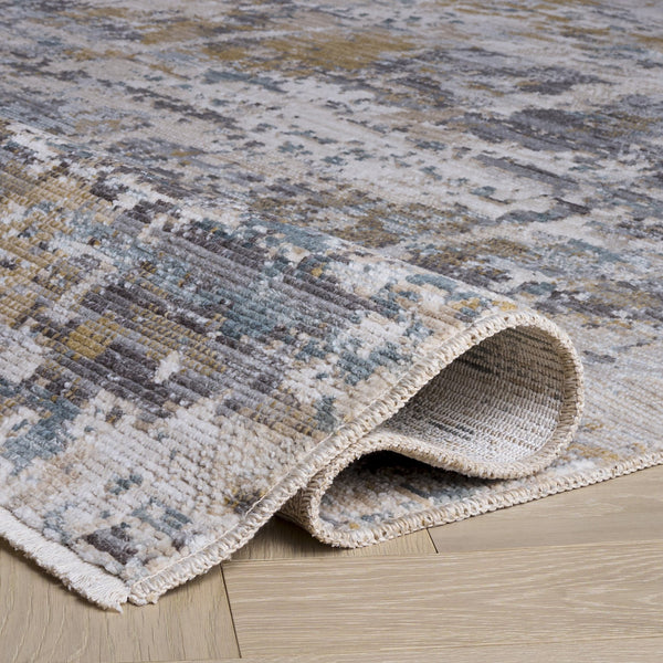 Safavieh Vintage Turkish-Made Area Rug In Muted Grey Beige-Blue — Transitional Low-Pile, Durable Elegance 8'-0" x 9'-6" VWD202F-8