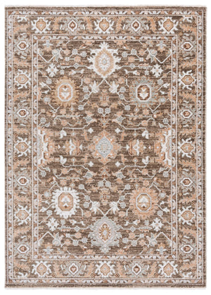 Safavieh Vintage Timeless Brown Beige Ivory Area Rug — Transitional Turkish Power-Loomed Design, Durable Comfort 8'-0" x 9'-6" VWD206T-8