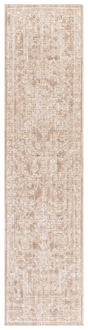 Safavieh Vintage Power-Loomed Area Rug In Beige And Ivory With Low-Profile Pile, Durable Polyester For Modern Homes 5'-0" x 8'-0" VWD208B-5