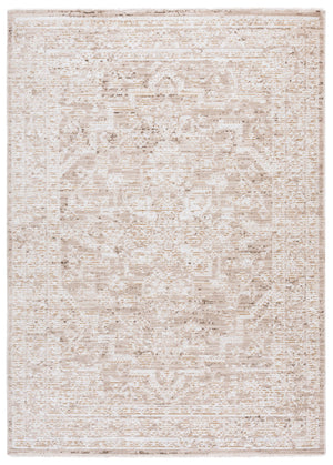 Safavieh Vintage Turkish Area Rug In Beige & Ivory — Low-Profile Transitional Design, Durable Power-Loomed Quality 9'-0" x 12'-0" VWD208B-9