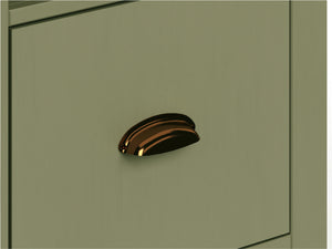 Legends Furniture Bridgevine Home Vineyard 22 Inch 1-drawer File, No Assembly Required - Sage Green And Fruitwood Finish Sage And Fruitwood, Green Poplar Solids And Okoume Veneers Vy6805.Sfl