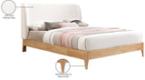 Ventura Cream Polyester Fabric King Bed VenturaCream-K Meridian Furniture