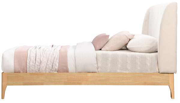 Ventura Cream Polyester Fabric Twin Bed VenturaCream-T Meridian Furniture