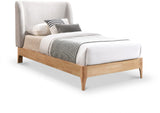 Ventura Grey Polyester Fabric Twin Bed VenturaGrey-T Meridian Furniture