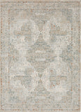 Karastan Rugs Solitude Via Salaria Machine Woven Polyester Transitional Area Rug Cream Beige 5' x 7'8"