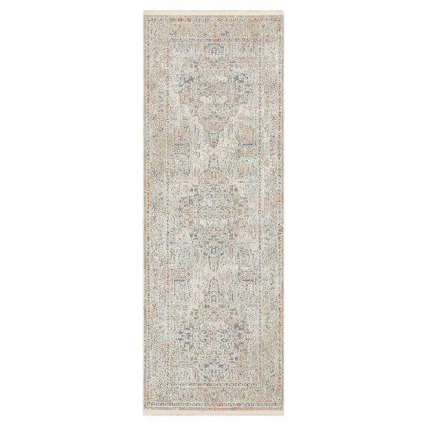 Via Salaria Cream Beige 2' 7" x 7' 3" Area Rug Karastan Rugs