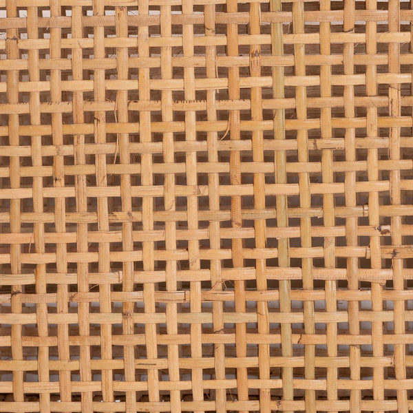 Bali & Pari Vivan Handwoven Rattan Bench with Cushion for Entryway Bedroom or Coastal Living