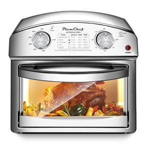 English Elm 12.5 Quart Stainless Steel Countertop Convection Oven with Seven Cooking Modes 1500W W1002P292361