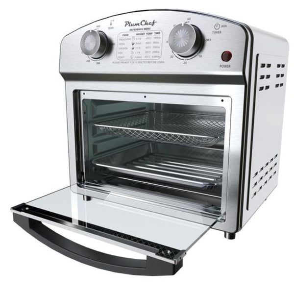 English Elm 12.5 Quart Stainless Steel Countertop Convection Oven with Seven Cooking Modes 1500W W1002P292361