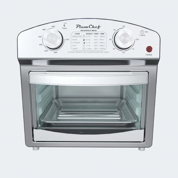 English Elm 12.5 Quart Stainless Steel Countertop Convection Oven with Seven Cooking Modes 1500W W1002P292361