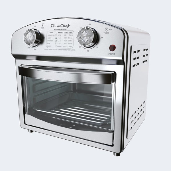 English Elm 12.5 Quart Stainless Steel Countertop Convection Oven with Seven Cooking Modes 1500W W1002P292361