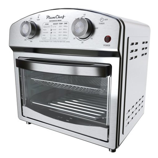 English Elm 12.5 Quart Stainless Steel Countertop Convection Oven with Seven Cooking Modes 1500W W1002P292361