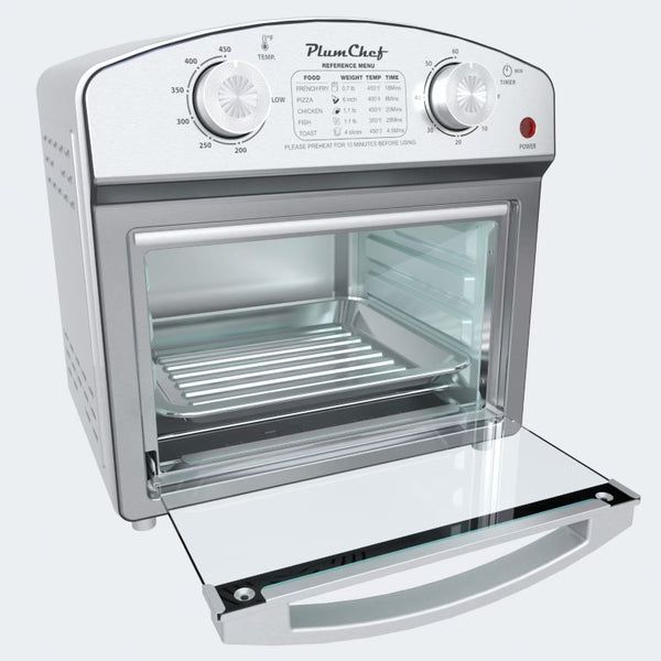 English Elm 12.5 Quart Stainless Steel Countertop Convection Oven with Seven Cooking Modes 1500W W1002P292361