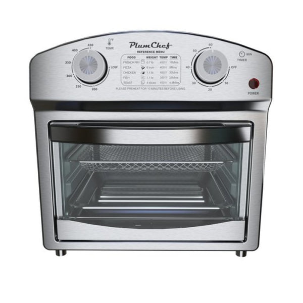 English Elm 12.5 Quart Stainless Steel Countertop Convection Oven with Seven Cooking Modes 1500W W1002P292361
