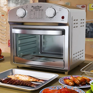 English Elm 12.5 Quart Stainless Steel Countertop Convection Oven with Seven Cooking Modes 1500W W1002P292361