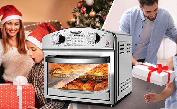 English Elm 12.5 Quart Stainless Steel Countertop Convection Oven with Seven Cooking Modes 1500W W1002P292361