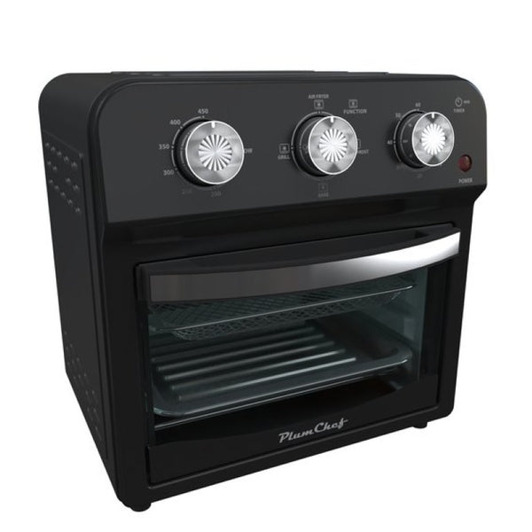 English Elm 12.5 Quart Stainless Steel Air Fryer Oven with 7 Functions Roast Bake Grill W1002P292366