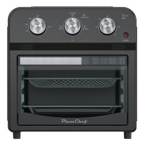 English Elm 12.5 Quart Stainless Steel Air Fryer Oven with 7 Functions Roast Bake Grill W1002P292366