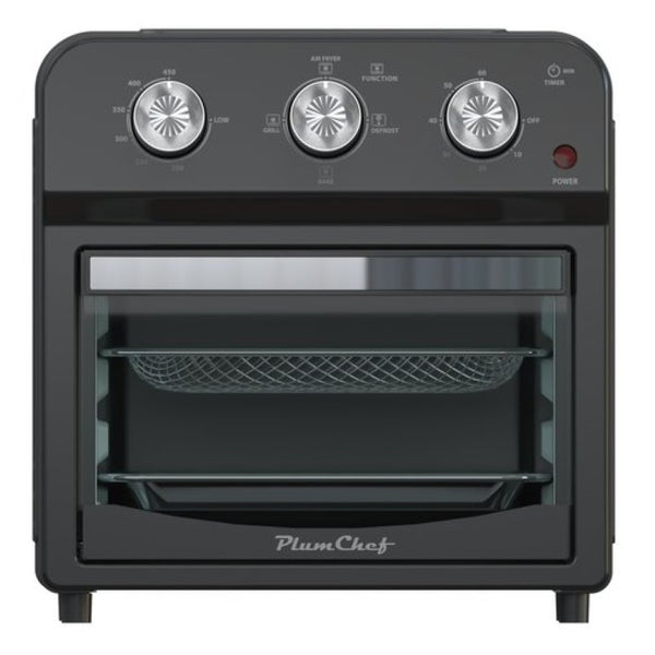 English Elm 12.5 Quart Stainless Steel Air Fryer Oven with 7 Functions Roast Bake Grill W1002P292366