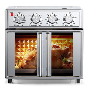 English Elm Plumchef 26Qt French Door Convection Toaster Oven with Air Fry 7 Functions 1700W W1002P401504