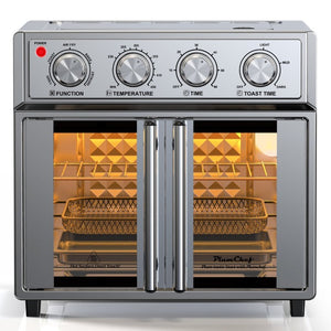 English Elm Plumchef 26Qt French Door Convection Toaster Oven with Air Fry 7 Functions 1700W W1002P401504