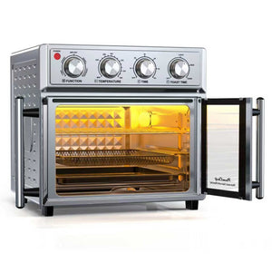 English Elm Plumchef 26Qt French Door Convection Toaster Oven with Air Fry 7 Functions 1700W W1002P401504