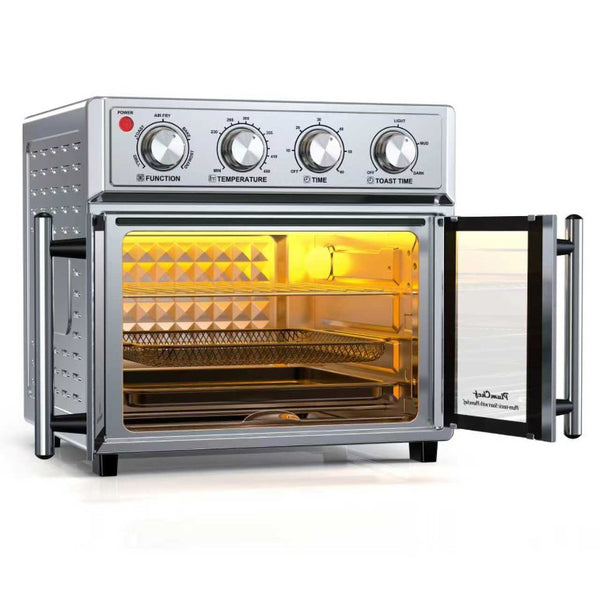 English Elm Plumchef 26Qt French Door Convection Toaster Oven with Air Fry 7 Functions 1700W W1002P401504